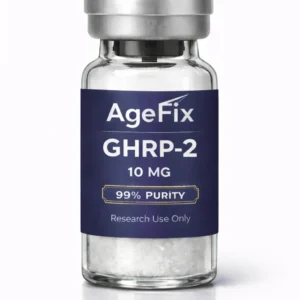 GHRP-2 research peptide vial - AgeFix