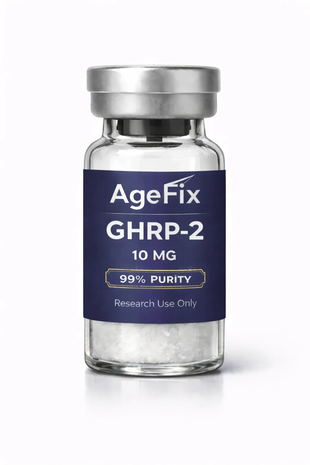 GHRP-2 research peptide vial - AgeFix