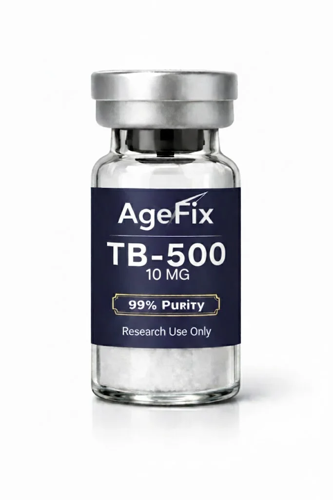 TB-500 research peptide vial - AgeFix