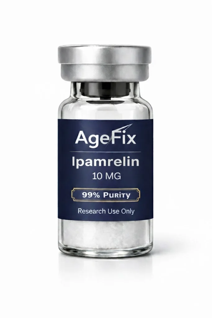 Ipamorelin research peptide vial - AgeFix