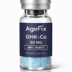 GHK-Cu research peptide vial - AgeFix