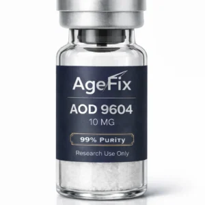 AOD9604 research peptide vial - AgeFix