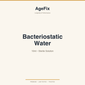 AgeFix Bacteriostatic Water — sterile solution