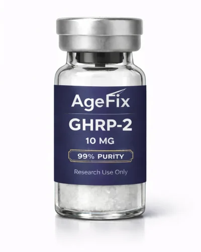 GHRP-2 research peptide vial - AgeFix