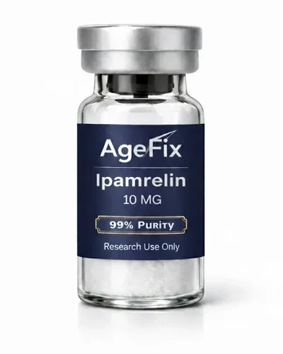 Ipamorelin research peptide vial - AgeFix