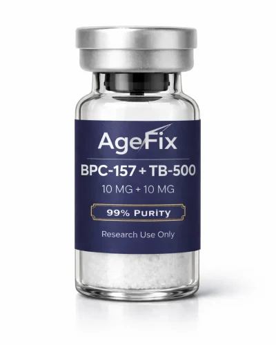 BPC-157 + TB-500 research peptide vial - AgeFix